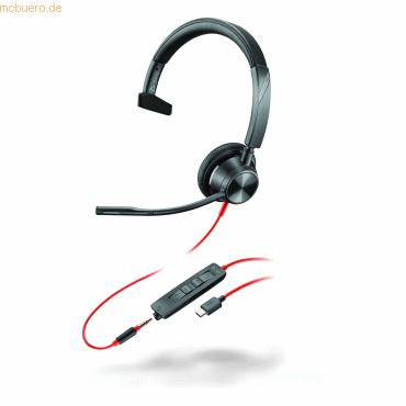 0197498429052 - Blackwire 3315 - Blackwire 3300 series - Headset - On-Ear - kabelgebunden - aktive Rauschunterdrückung