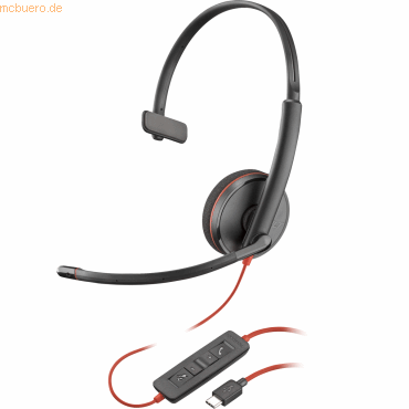 0197498433059 - Blackwire 3210 - Blackwire 3200 Series - Headset - On-Ear - kabelgebunden - USB-C