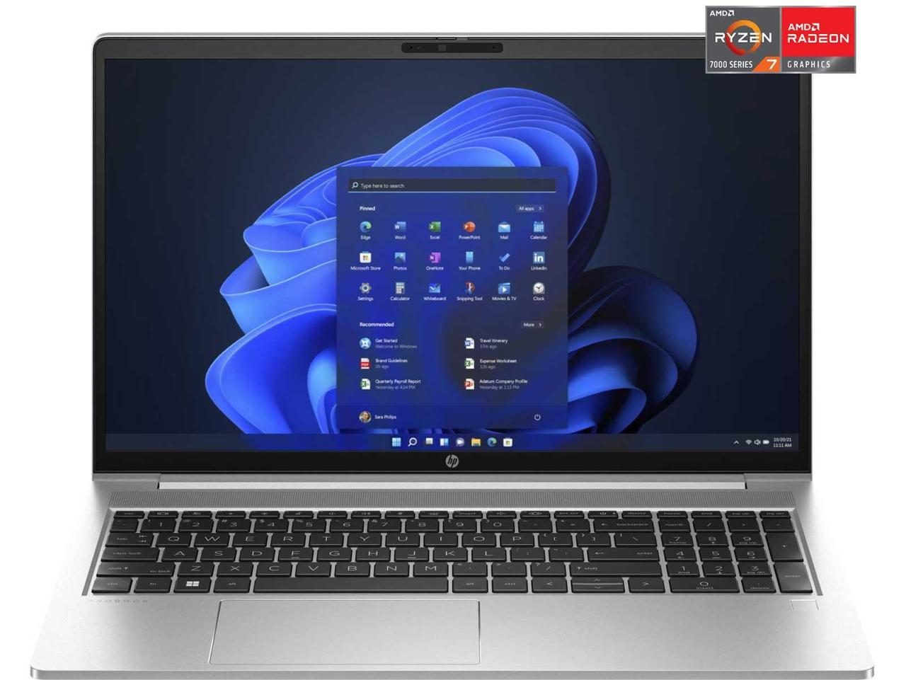 0197498582160 - AKTION ProBook 455 G10 Notebook 396 cm (156 Zoll) 16 GB RAM 512 GB SSD AMD Ryzen 7 7730U mit CashBack