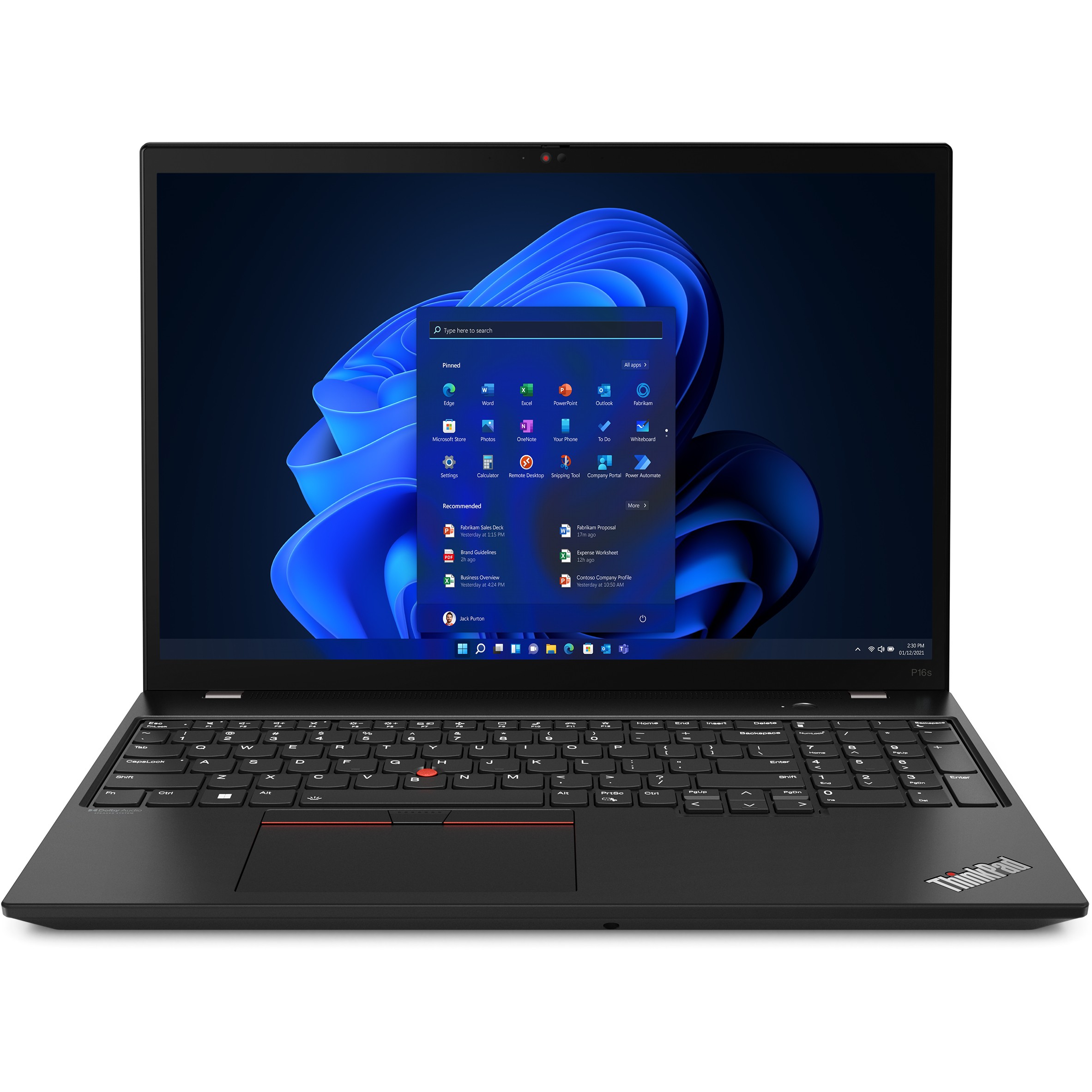 0197528951201 - ThinkPad P16s Gen 2 21HK - 180Â°-Scharnierdesign - Intel Core i7 1370P   19 GHz - Win 11 Pro - RTX A500 - 32 GB RAM