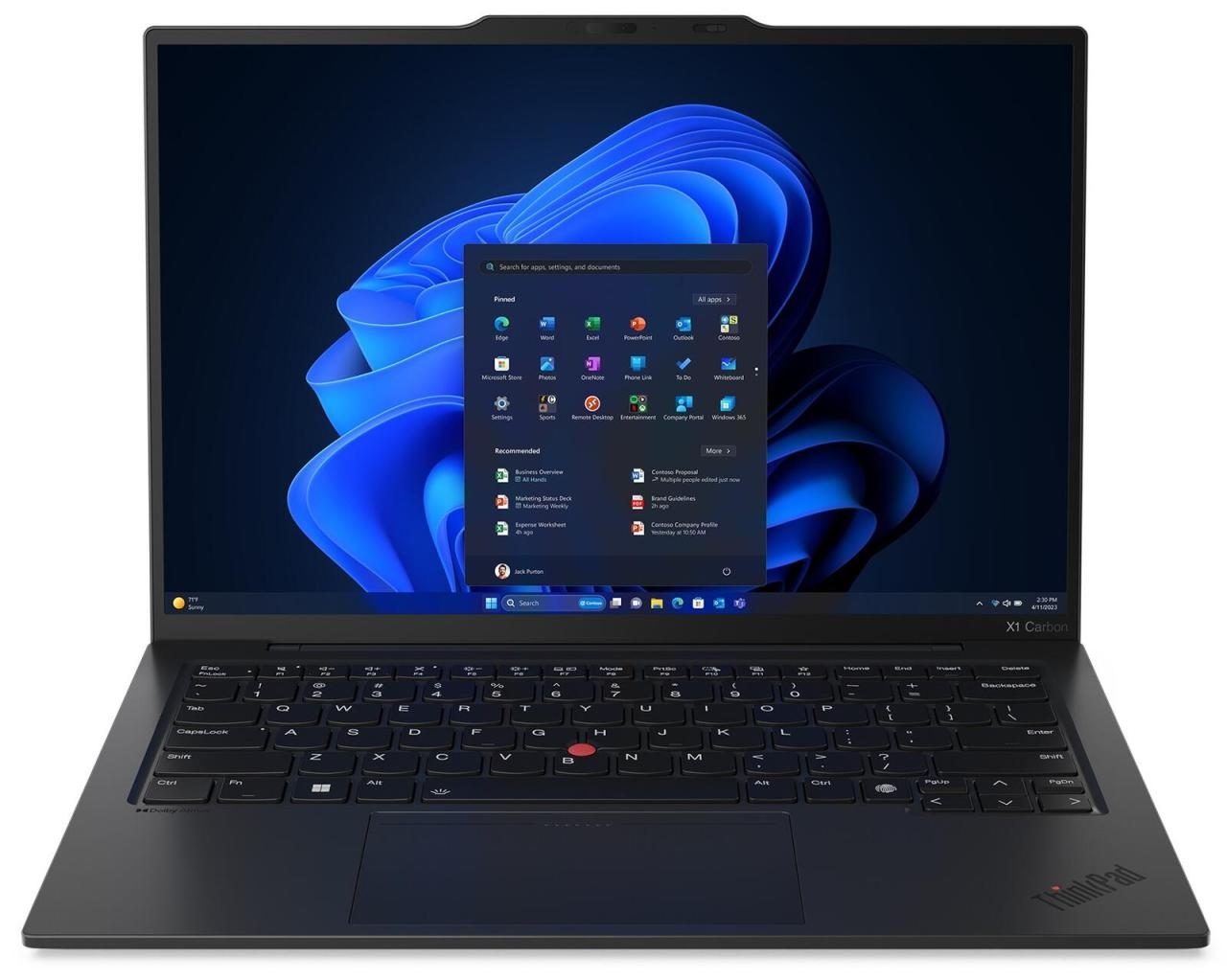 0197530374289 - ThinkPad X1 Carbon Gen 12 21KC - 180Â°-Scharnierdesign - Intel Core Ultra 7 155U   17 GHz - Evo - Win 11 Pro - Intel Graphics