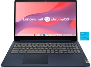 0197532490048 - LENOVO Chromebook IdeaPad 3 Chrome 15IJL6 8GB RAM   128GB eMMC Notebooks Gr 8 GB RAM Celeron Chrome OS blau (abyss blue)