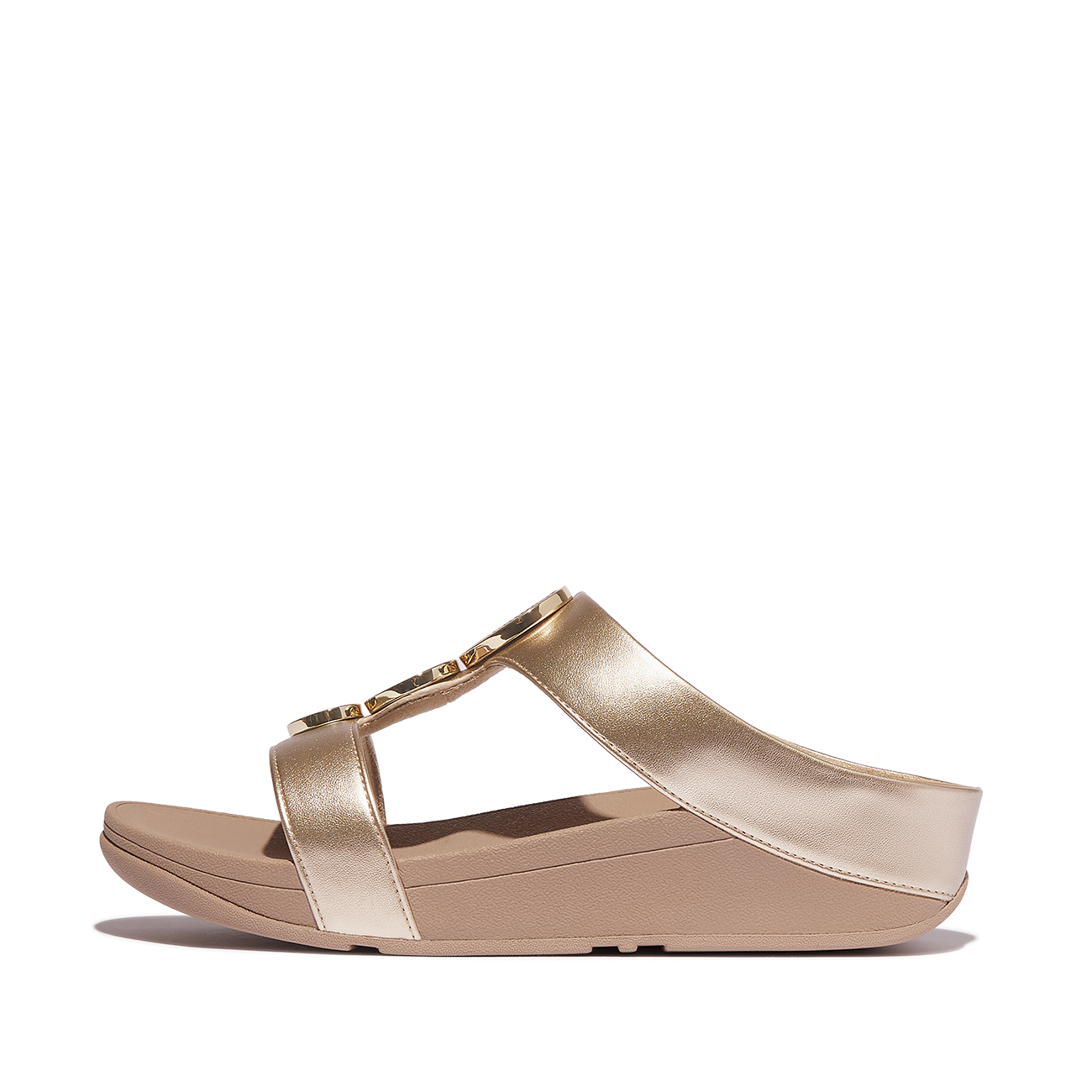 0197533476447 - Sandalen für Damen Halo Bead-Circle Metallic H-Bar