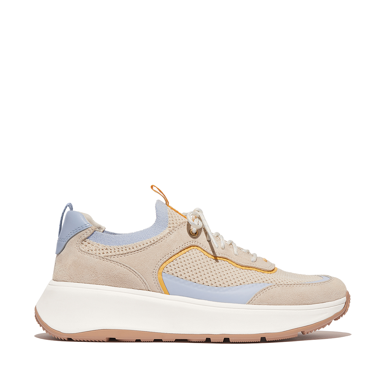 0197533670838 - Sneakers F-Mode Suede Knit Flatform Slip-On Laced