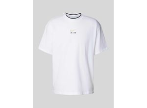 0197595450522 - T-Shirt mit Label-Print