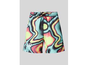 0197595582582 - Sweatshorts mit Label-Print