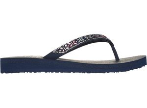 0197627146539 - SKECHERS® Cali Zehentrenner vegan Yoga-Foam für Damen blau 41