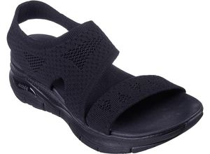 0197627148090 - SKECHERS® Cali Riemchensandalen Stretch waschbar für Damen schwarz 41