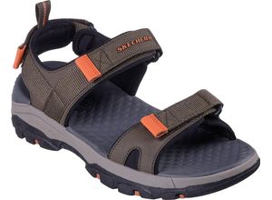 0197627223377 - SKECHERS® Sandalen Klettverschluss rutschfest für Herren grün 43