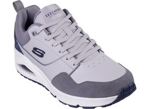 0197627277103 - SKECHERS® Sneaker Uno Leder Fersenlasche für Herren grau 44