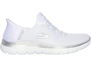 0197627387253 - SKECHERS® Summits Diamond Dream Sneakers Metalic für Damen weiß 36