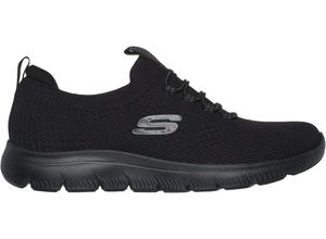 0197627489339 - SKECHERS® Summits Sneaker Top Player Slip-In waschbar für Damen schwarz 37