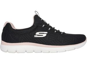 0197627490656 - SKECHERS® Sneaker Summits Memory-Foam Schnellschnürsystem für Damen schwarz 37