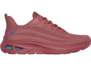 0197627575858 - SKECHERS® Bobs Unity Sneaker Sleek Waves Memory Foam für Damen rot 38