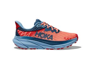 0197634090238 - HOKA CHALLENGER ATR 7 Laufschuhe Damen in papaya-real teal