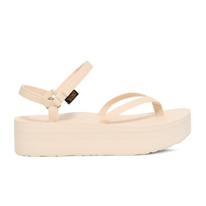 0197634664507 - Schlichte flache Sandalen für Damen Teva