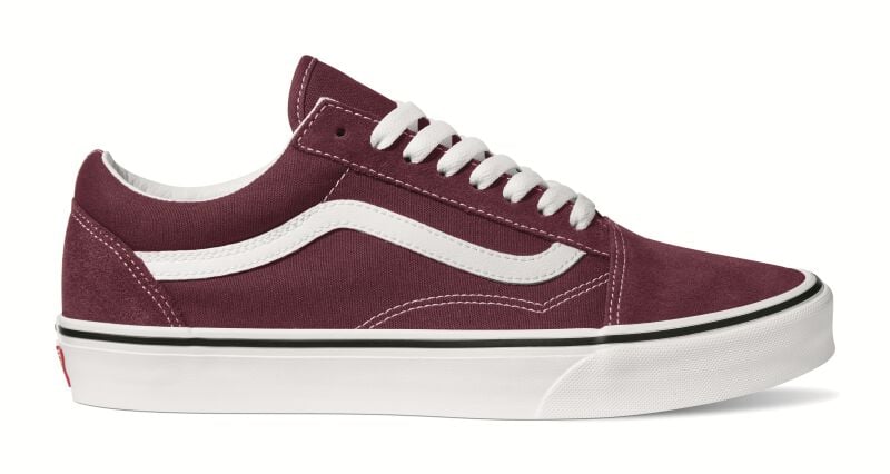 0197643239628 - Old Skool Color Theory Sneaker weinrot in EU43