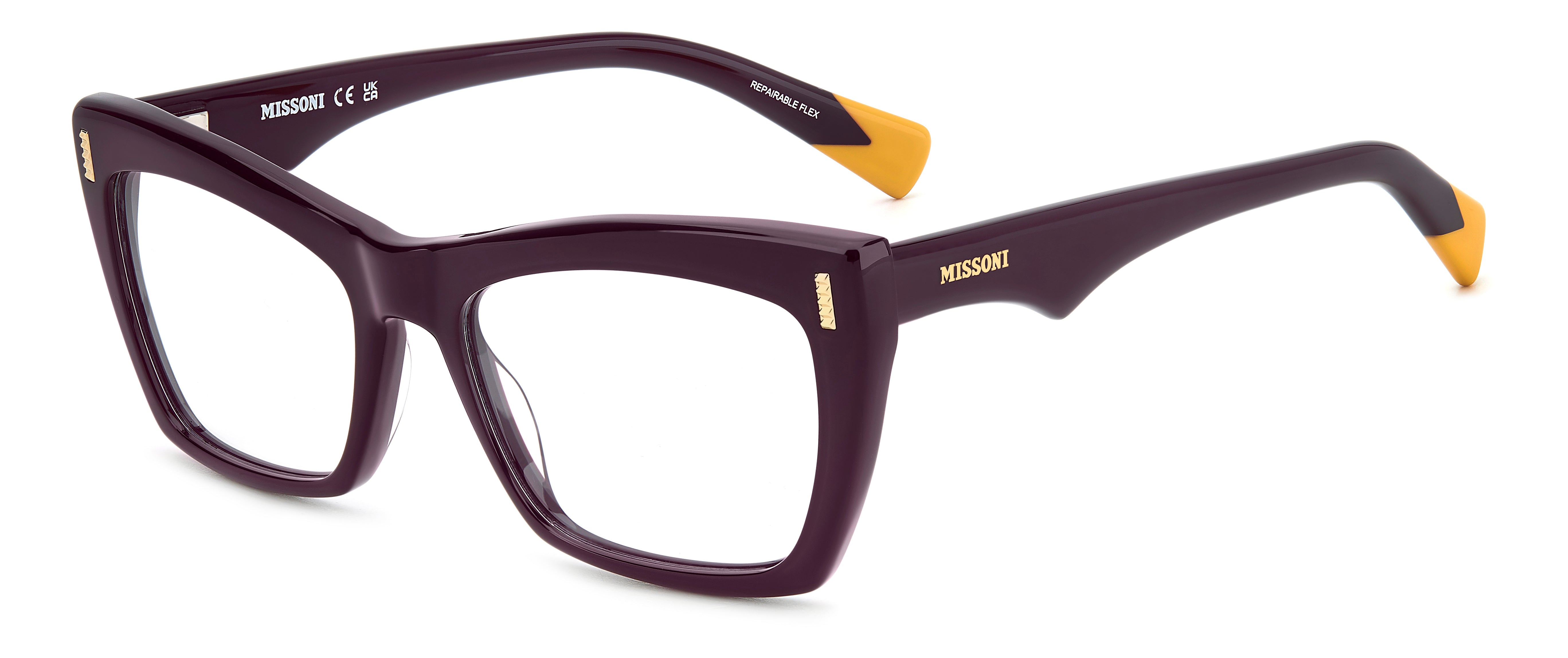 0197737059620 - Damen MIS 0207 0T7 Rahmen von BRILLEN Acetat Violett  Quadratisch Normal