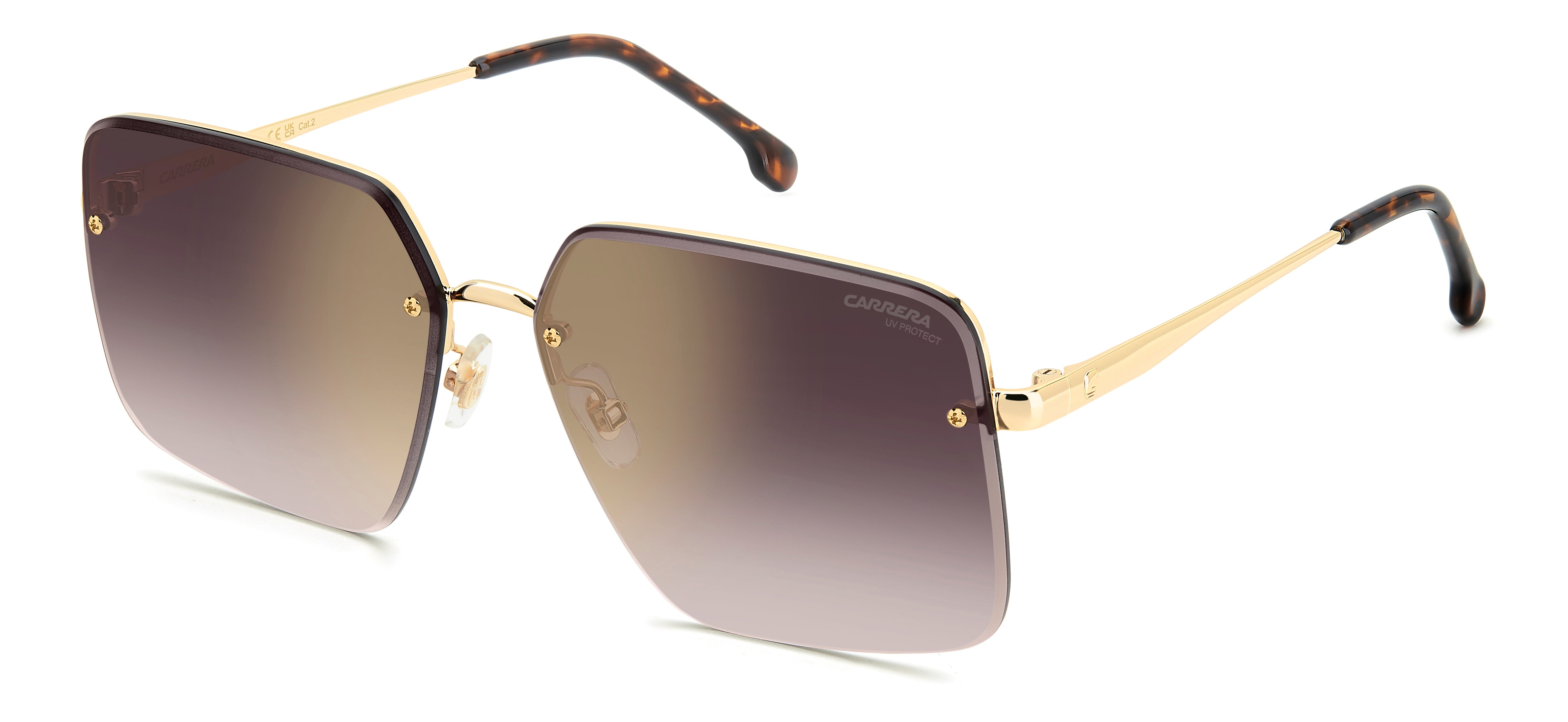 0197737077440 -  CARRERA 3044 S 0NR YK Gläser SONNENBRILLEN   Gold   Specchiato