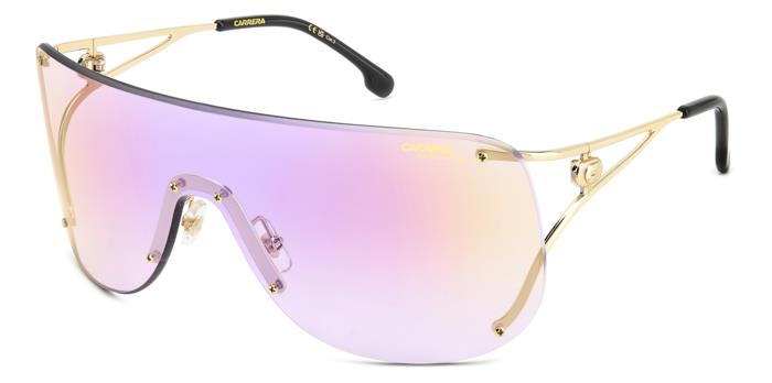 0197737077891 - Damen CARRERA 3006 S RHL TE Gläser SONNENBRILLEN Metall Gold Violett Maske Mehrschichtig Sfumato