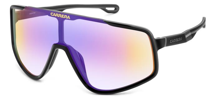 0197737077914 - Herren CARRERA 4017 S 807 TE Gläser SONNENBRILLEN Bio -Polyamid Schwarz Violett Maske Normal Sfumato