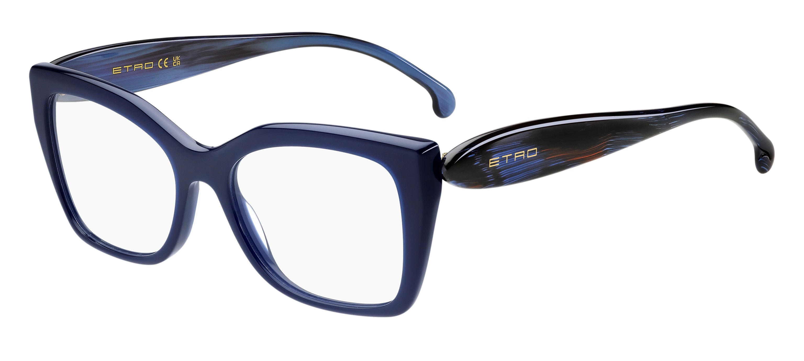 0197737096748 - Damen 0087 PJP Rahmen von BRILLEN Acetat Blau  Quadratisch Normal