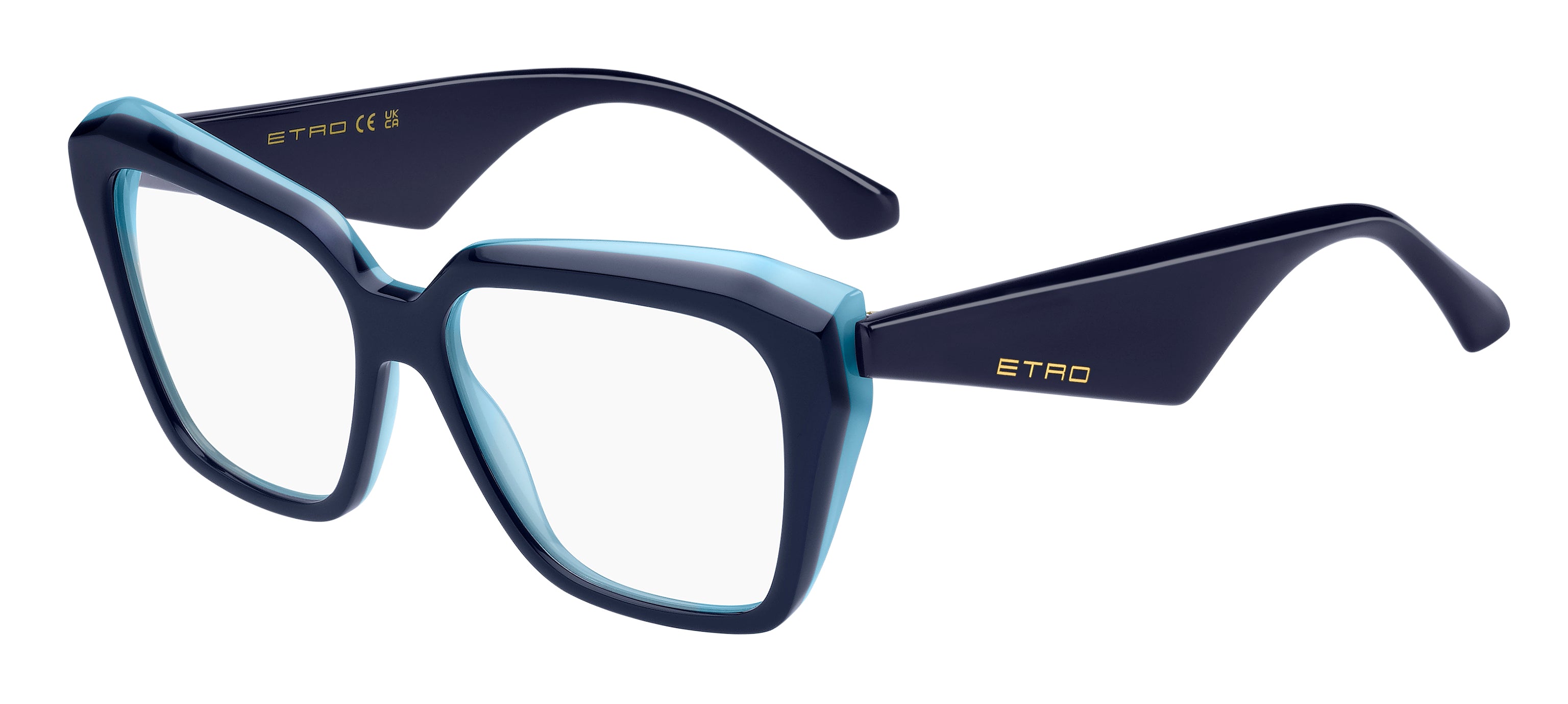 0197737096915 - Damen 0097 ZX9 Optische Fassungen Acetat Blau  Quadratisch Normal