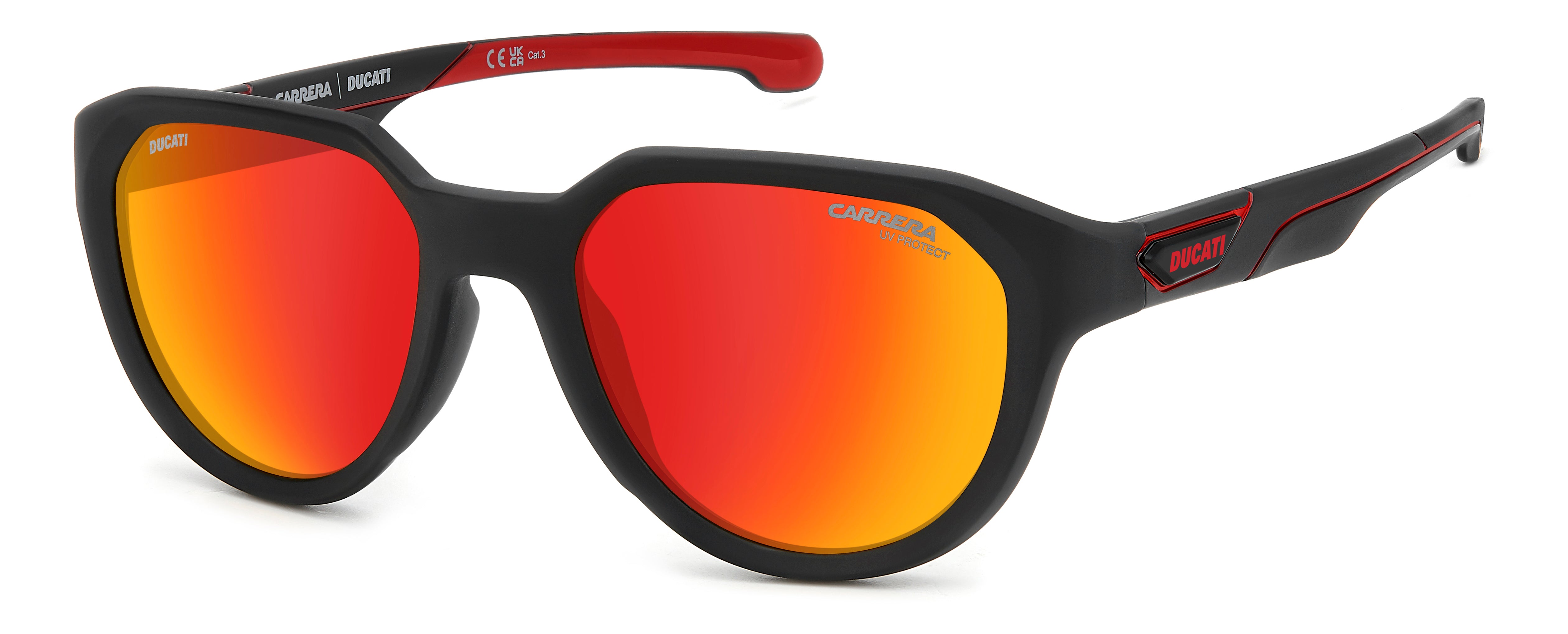 0197737114534 - Herren CARDUC 050 S 003 UZ Sonnenbrillen Polyamid Schwarz Rot Rund Normal Mehrschichtig 0197737114534 - Herren CARDUC 050 S 003 UZ Sonnenbrillen Polyamid Schwarz Rot Rund Normal Mehrschichtig