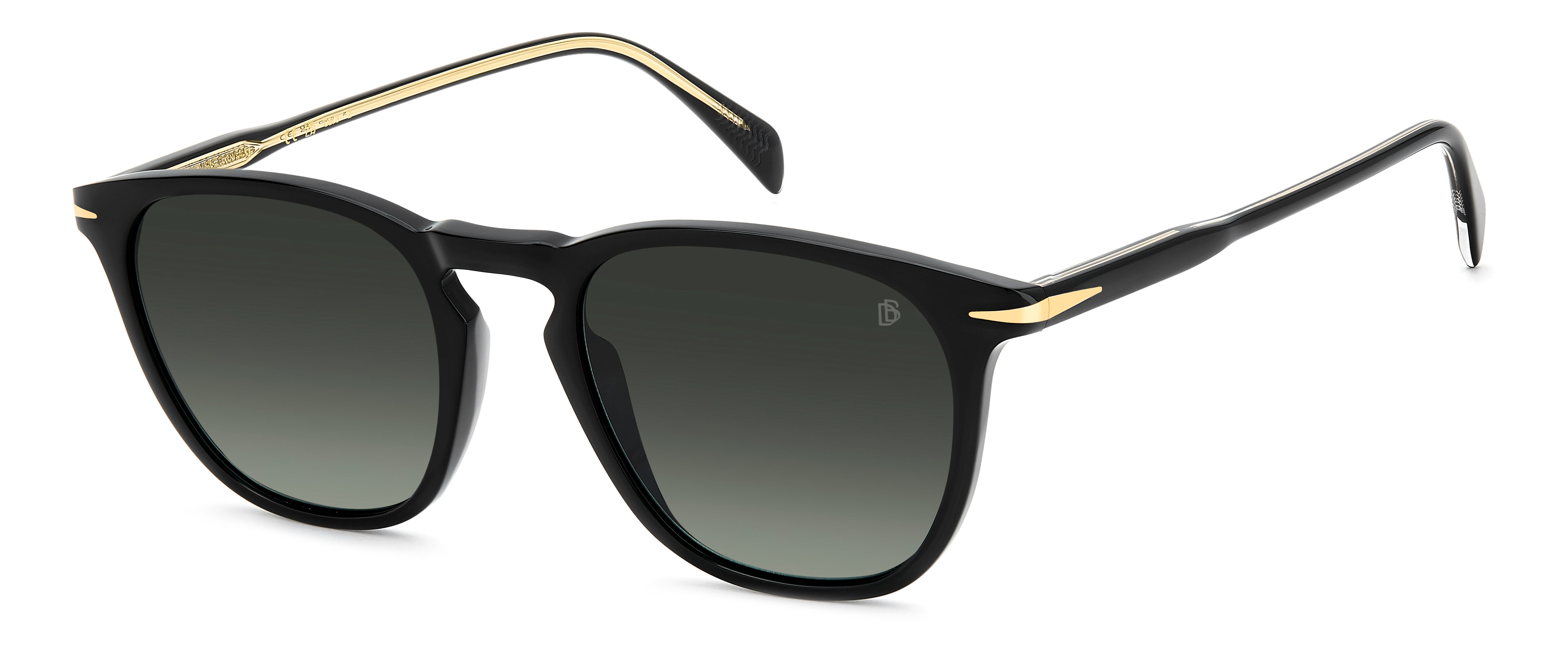 0197737169923 - Herren DB 1160 S 807 LB Sonnenbrillen Acetat Schwarz Grün Quadratisch Polarisiert Schattiert 0197737169923 - Herren DB 1160 S 807 LB Sonnenbrillen Acetat Schwarz Grün Quadratisch Polarisiert Schattiert
