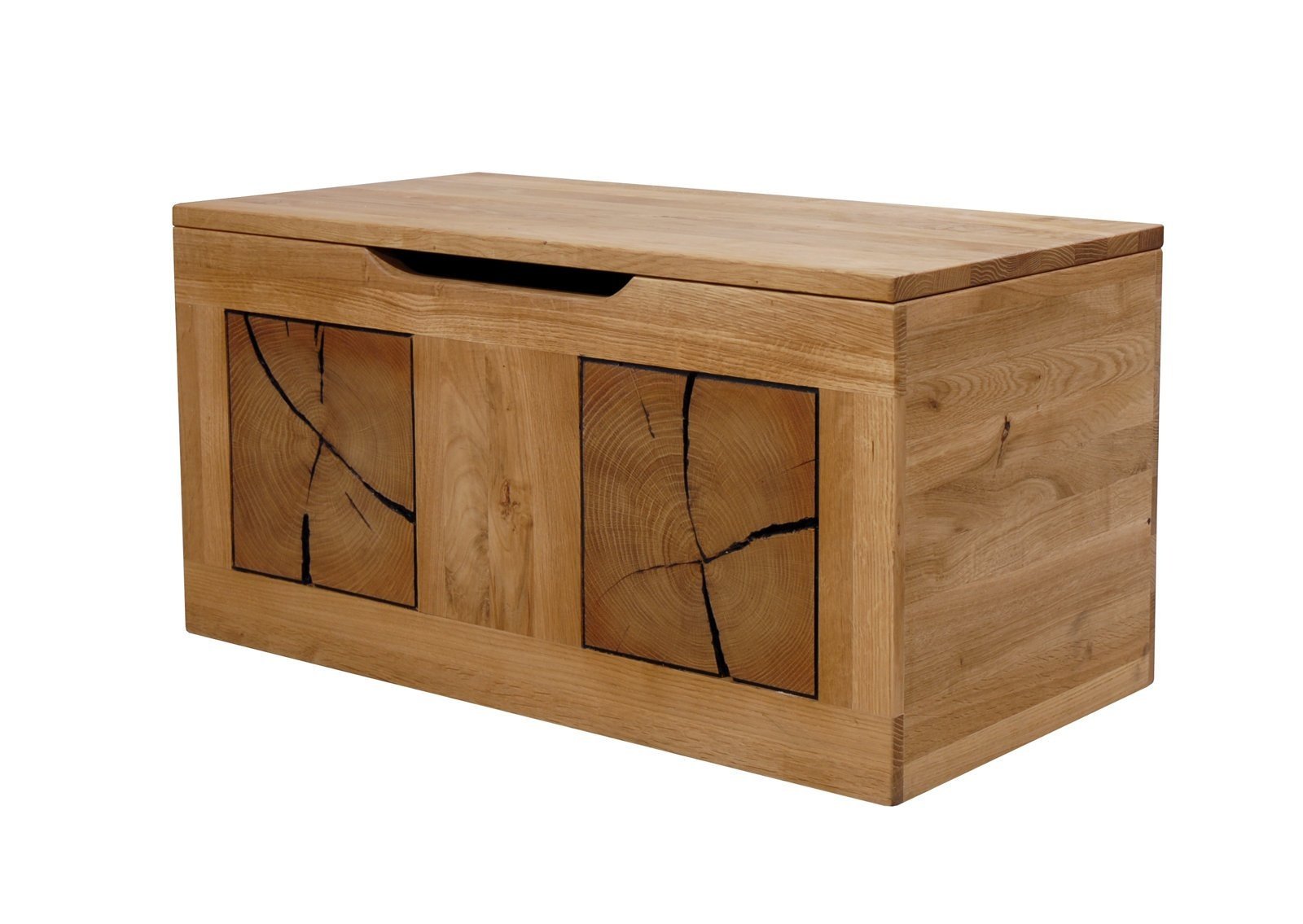 0197765792094 - Union Rustikale Aufbewahrungsbox Eiche - 80 x 40 x 40 cm - Rustikal