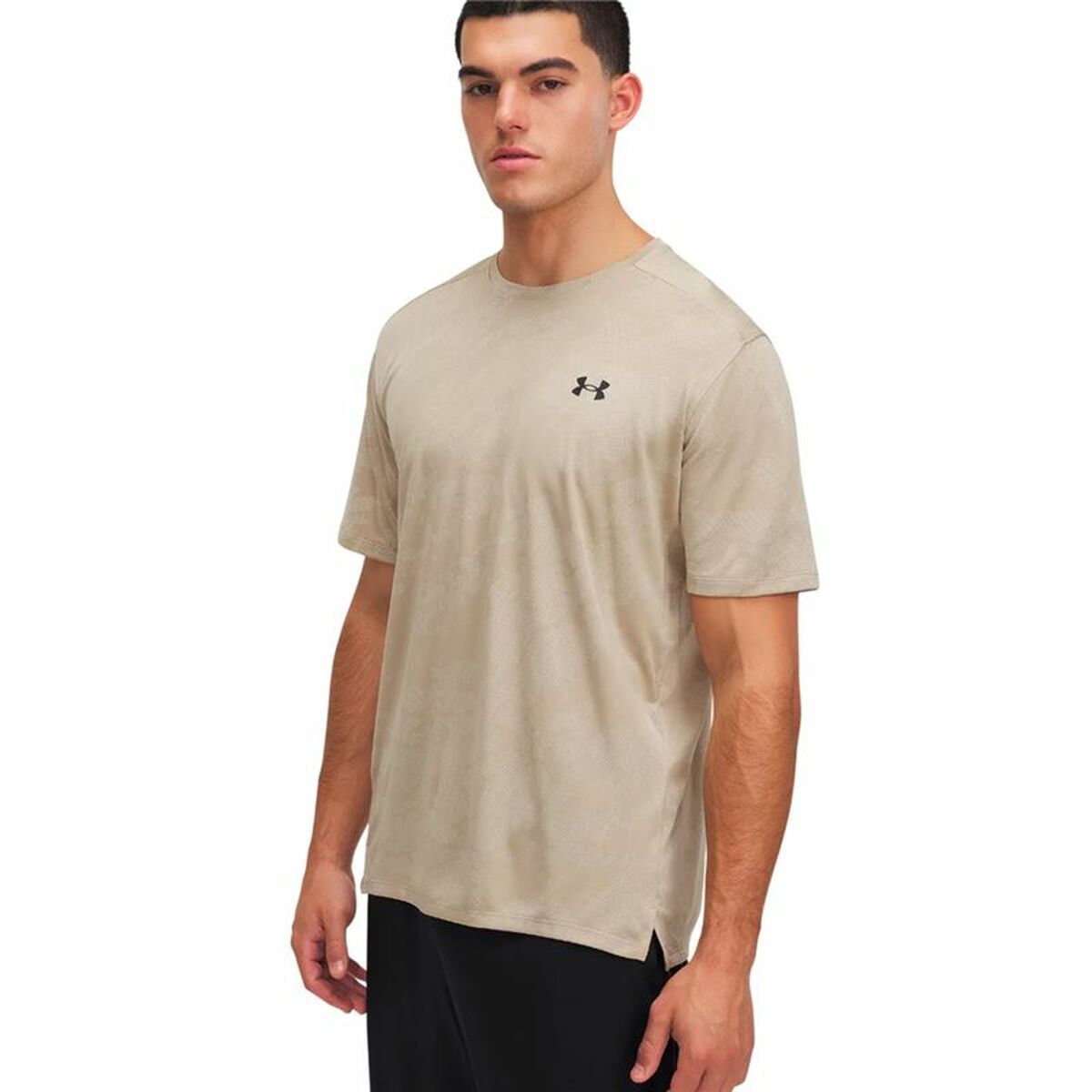 0197779505246 - Men’s Short Sleeve T-Shirt Tech Light brown
