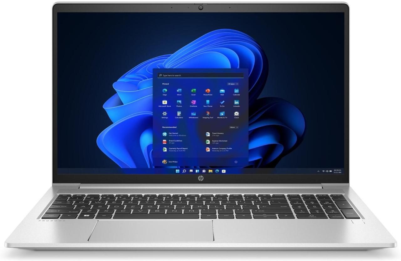 0197961980684 - Notebook ProBook 450 G9 396 cm (156 Zoll) Full HD Intel® Core™ i5 i5-1235U 16 GB RAM 512 GB SSD Intel® Iris® Xᵉ Graphics Win 11 Pro Silber 8V6M7AT#ABD