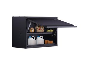 0197988021292 - VEVOR Werkstatt Wandschrank 77 x 318 x 50 cm Hängeschrank 108 kg Gesamtkapazität (2 Regale) Werkstattschrank aus 06 mm dickem SPCC-Stahlplatte