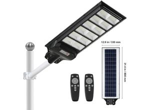 0197988021520 - Mophorn - vevor 600 w Solar-Straßenleuchte 1000 lm LED-Solar-Flutlichter für den Außenbereich mit Infrarot-Fernbedienung IP66 wasserdichte