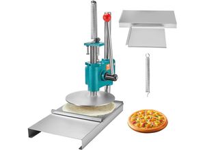 0197988023524 - VEVOR Manuelle Pizzateig-Gebäckpresse 24 cm 5 mm Dicke Herstellungsmaschine zum Pressen von Pizza-Handküchen Küche Pizzateigpresse Kommerzielle