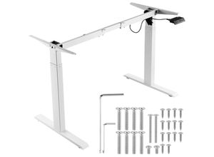 0197988385110 - Mophorn - vevor Schreibtisch Gestell verstellbare 70–117 cm Höhe und 95–158 cm Länge elektrisches Tischgestell für Computertische ergonomische