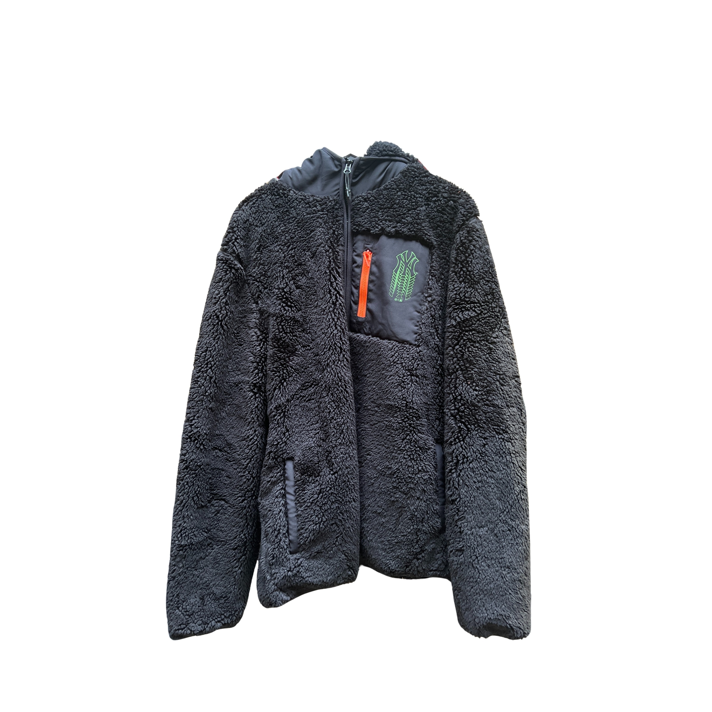 0198052465370 - Jacke MLB New York Yankees Fuzzy Zip Up