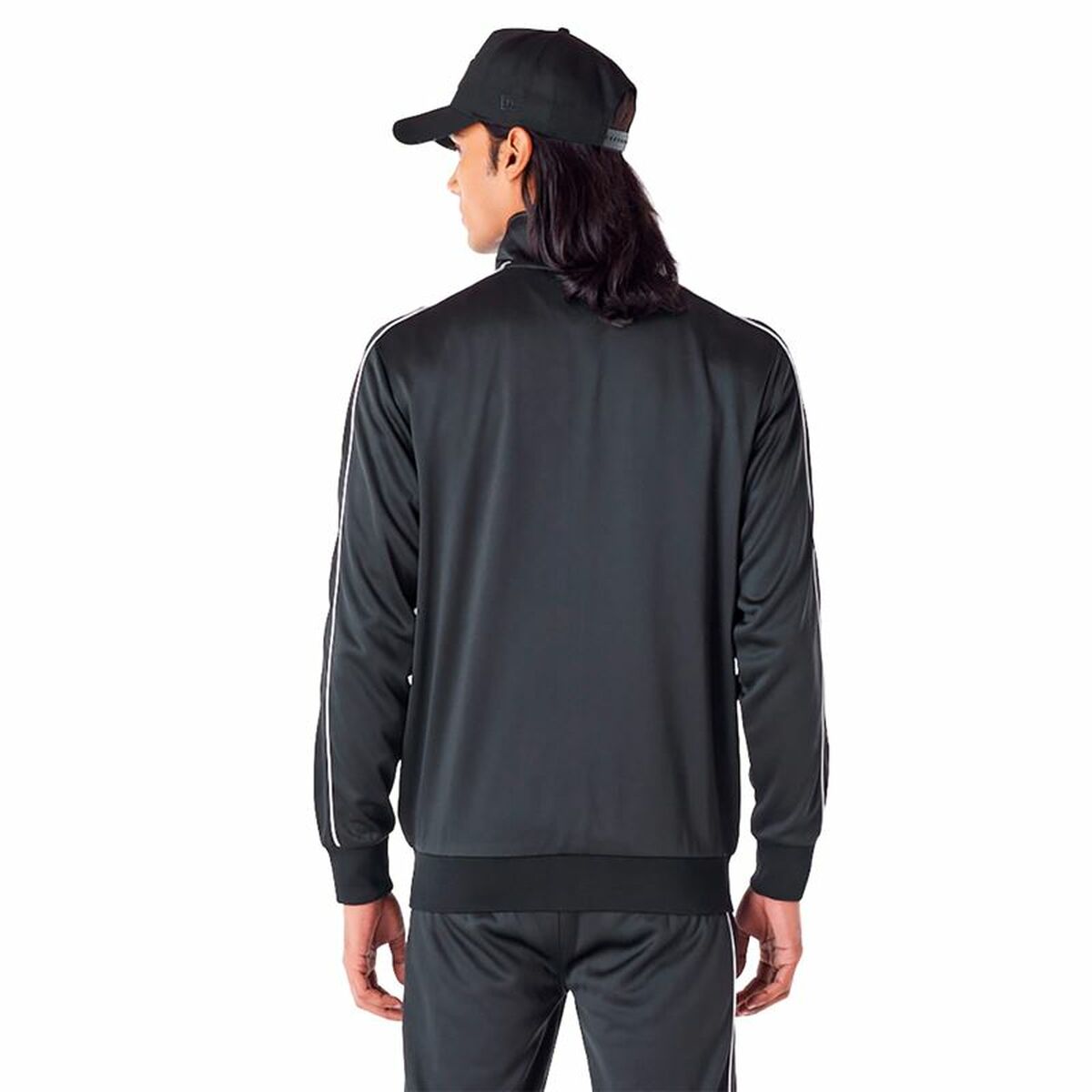 0198058842809 - Sportjackefür Herren New Era TRACK TOP Schwarz