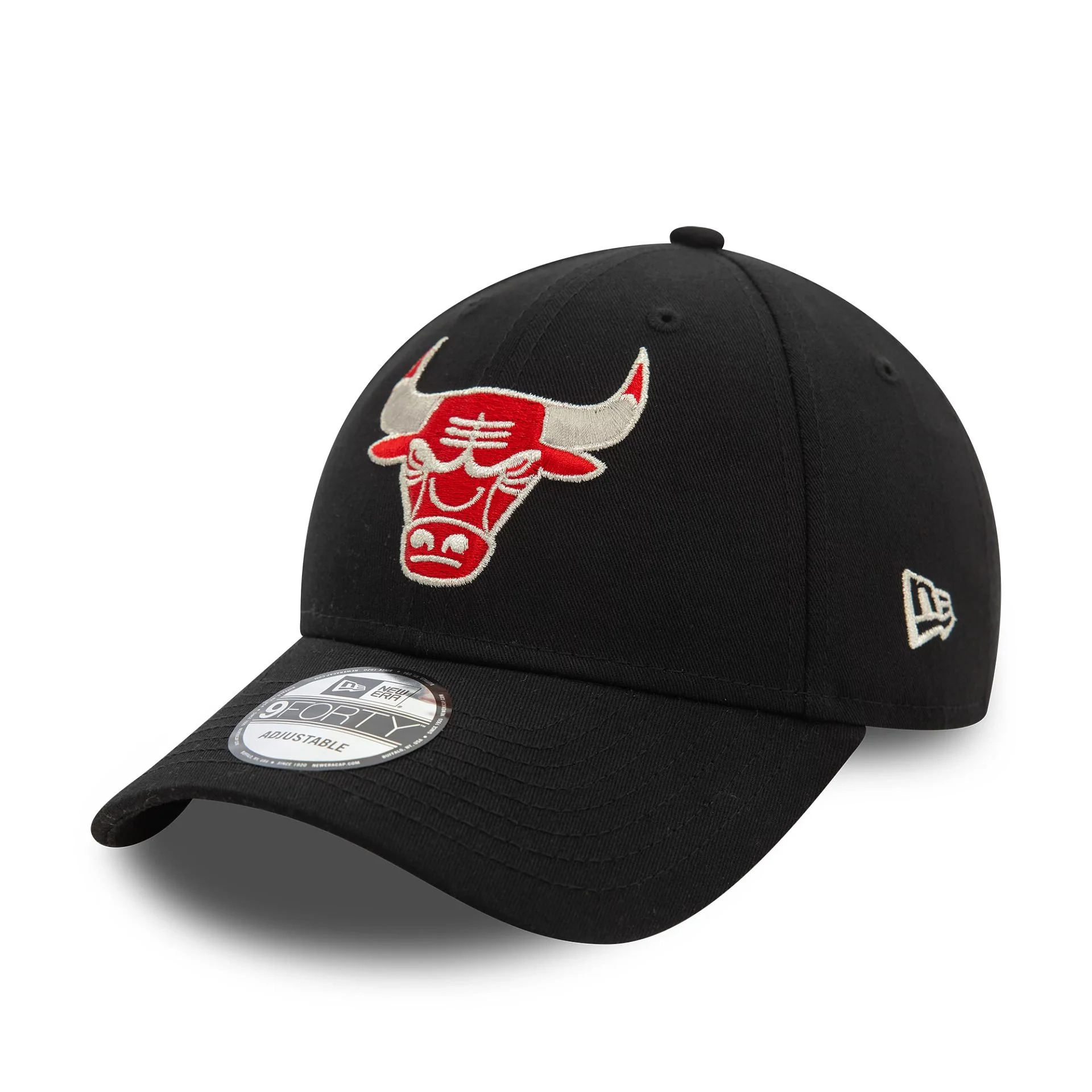 0198061289806 - Baseball Kappe Chicago Bulls NBA Metallic 9Forty