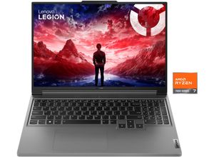 0198153985470 - LENOVO Gaming-Notebook Legion Slim 5 16ARP9 Notebooks Gr 16 GB RAM 512 GB SSD Ryzen 7 grau (luna grey) Gaming Notebooks