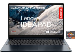 0198154331986 - LENOVO Notebook IdeaPad 1 15ALC7 16GB RAM Notebooks Gr 16 GB RAM 1000 GB SSD Ryzen 7 blau (abgrundblau) 15 Notebook