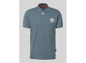 0198265116182 - Regular Fit Poloshirt mit Label-Stitching Modell CLANIS