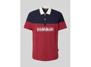 0198265119084 - Regular Fit Poloshirt mit Label-Stitching Modell SATURNIA