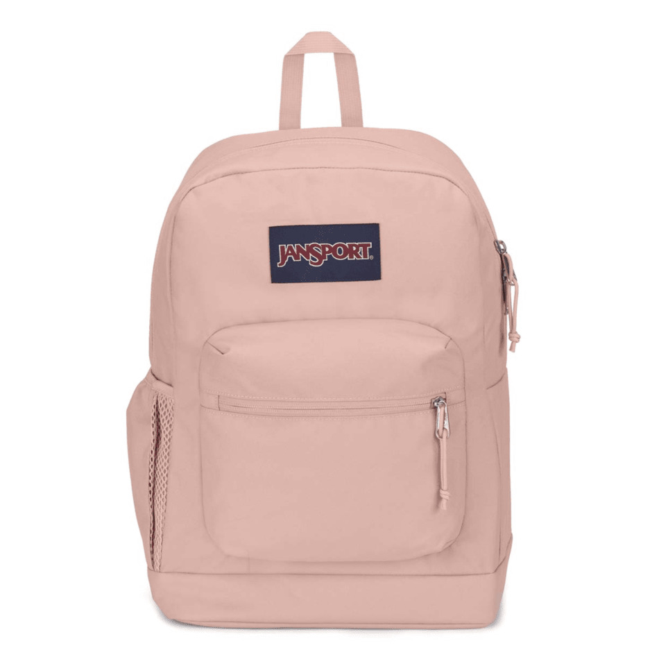 0198265403008 - Jansport Cross Town Plus Backpack - Misty Rose 0198265403008 - Jansport Cross Town Plus Backpack - Misty Rose