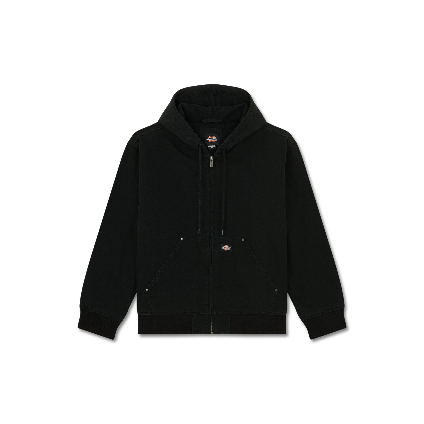 0198265571189 - Hilham Hooded Canvas Jacket Kapuzenjacke schwarz in L