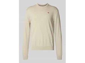 0198265641950 - Regular Fit Longsleeve mit Logo-Stitching Modell Droz