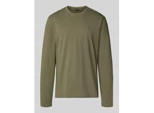 0198265693089 - Longsleeve mit Logo-Stitching Modell Salis