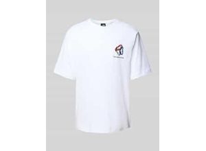 0198266712406 - T-Shirt mit Label-Print