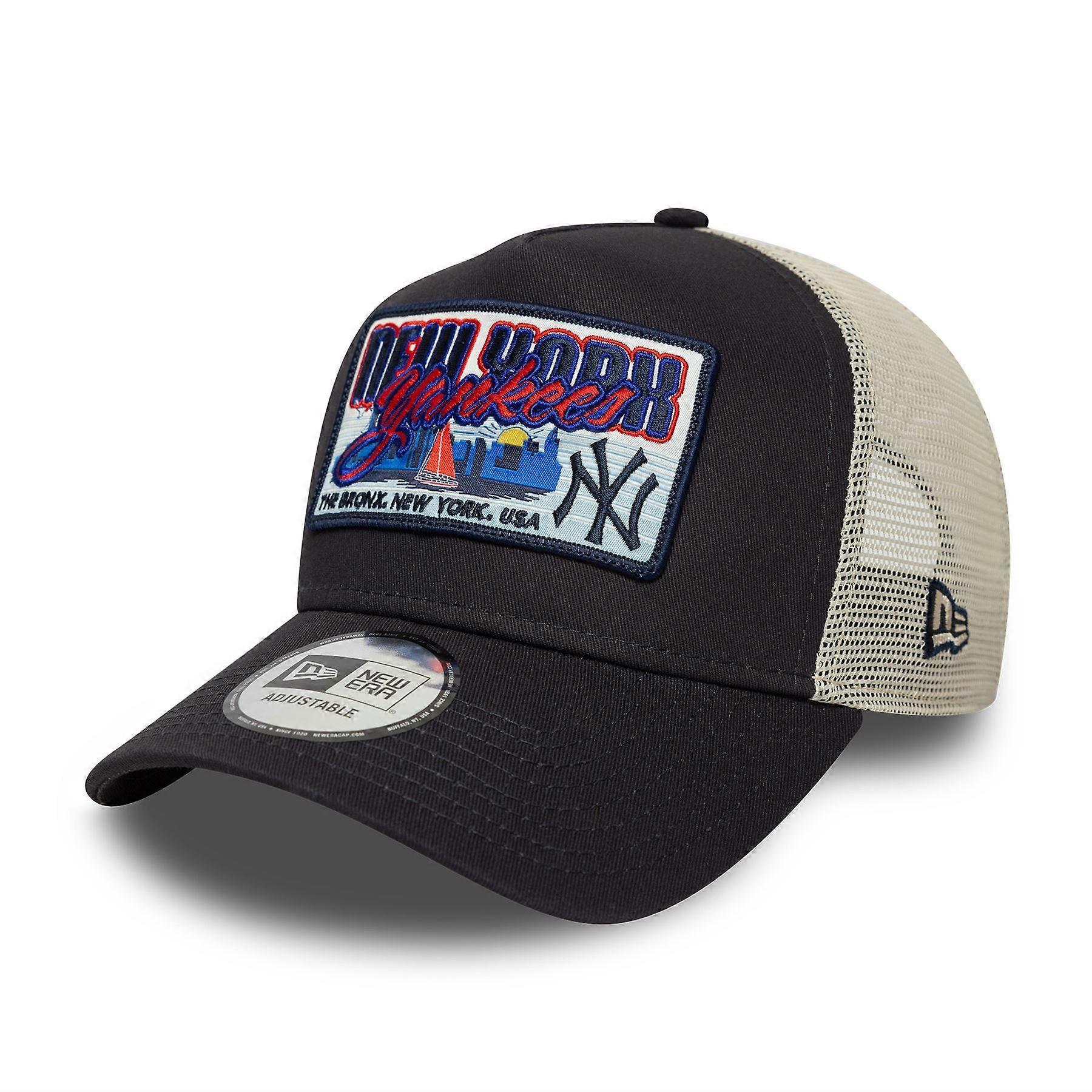 0198358993775 - New York Yankees Trucker Cap MLB Patch 0198358993775 - New York Yankees Trucker Cap MLB Patch