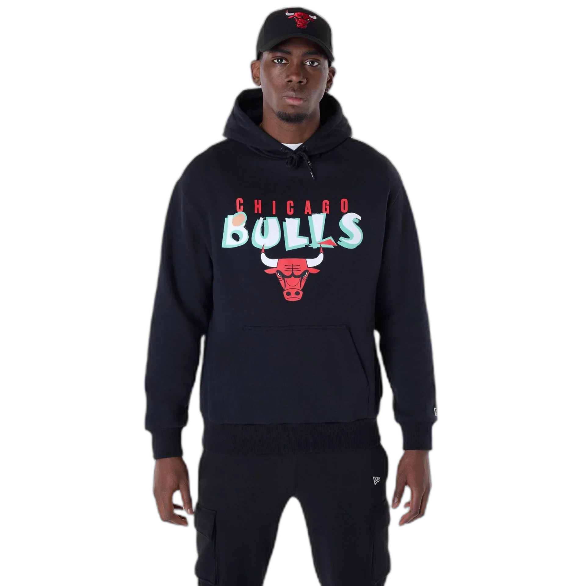 0198359222195 - Sweatshirt Oversize Chicago Bulls Graphic